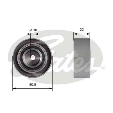 Deflection/Guide Pulley, timing belt (T42095)