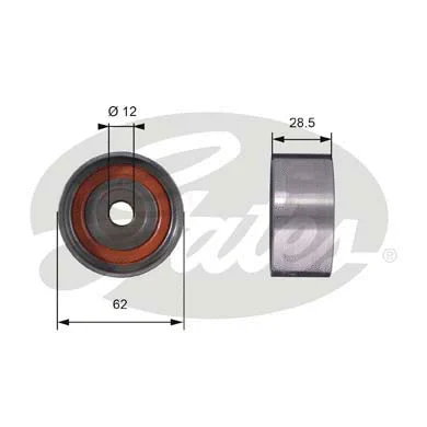 Deflection/Guide Pulley, timing belt (T42027)