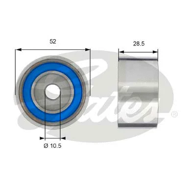 Deflection/Guide Pulley, timing belt (T42182)