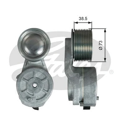 Belt Tensioner, V-ribbed belt (T38700)