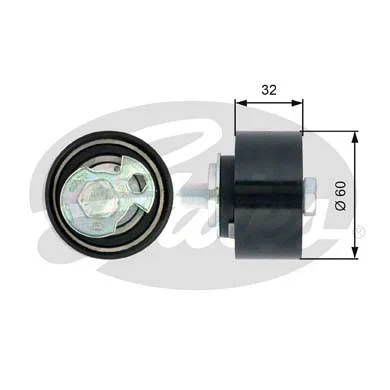 Tensioner Pulley, timing belt (T43124)