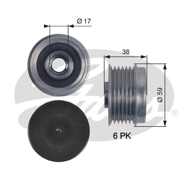 Alternator Freewheel Clutch (OAP7130)