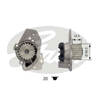 Water Pump, engine cooling (WP0027)