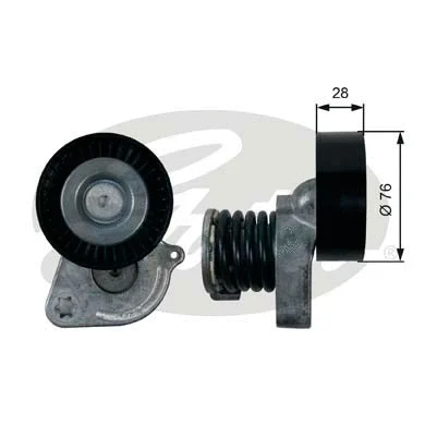 Belt Tensioner, V-ribbed belt (T39207)