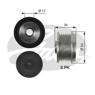 Alternator Freewheel Clutch (OAP7135)