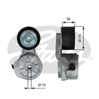 Belt Tensioner, V-ribbed belt (T38706)
