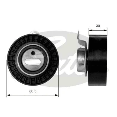 Tensioner Pulley, timing belt (T41008)