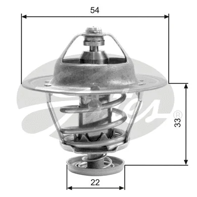 Thermostat, coolant (TH22682G1)