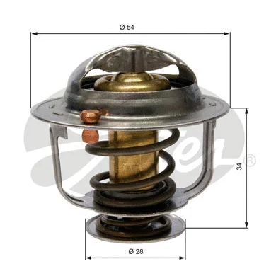 Thermostat, coolant (TH31788G1)