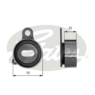 Tensioner Pulley, timing belt (T41066)
