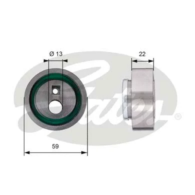 Tensioner Pulley, timing belt (T41129)