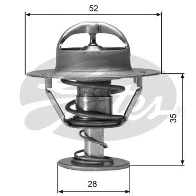 Thermostat, coolant (TH04382G1)
