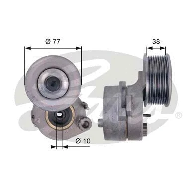 Belt Tensioner, V-ribbed belt (T38663)