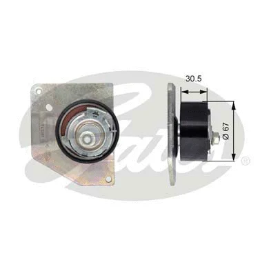 Tensioner Pulley, timing belt (T43207)