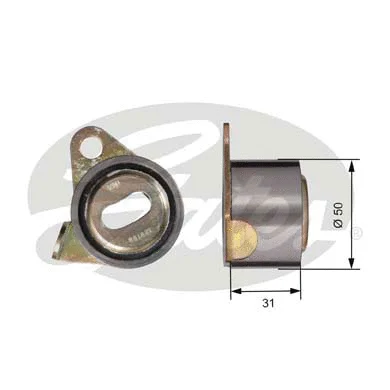 Tensioner Pulley, timing belt (T41159)