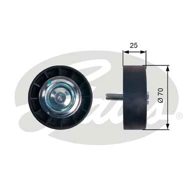 Deflection/Guide Pulley, V-ribbed belt (T36402)