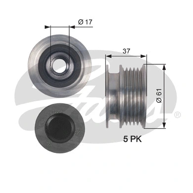 Alternator Freewheel Clutch (OAP7145)