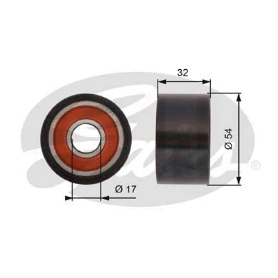 Deflection/Guide Pulley, timing belt (T42167)