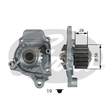 Water Pump, engine cooling (WP0146)