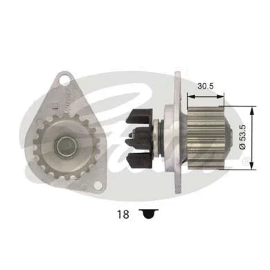 Water Pump, engine cooling (WP0056)