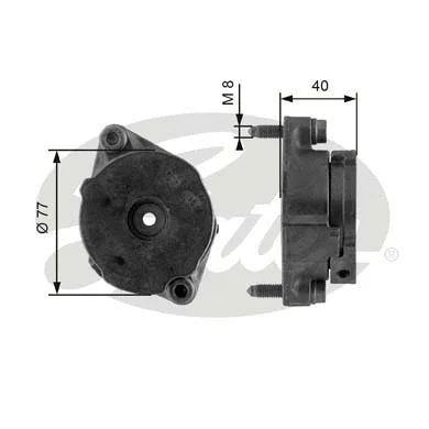 Belt Tensioner, V-ribbed belt (T38345)