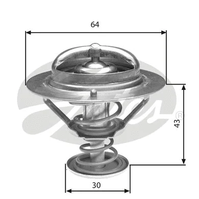 Thermostat, coolant (TH27078G1)