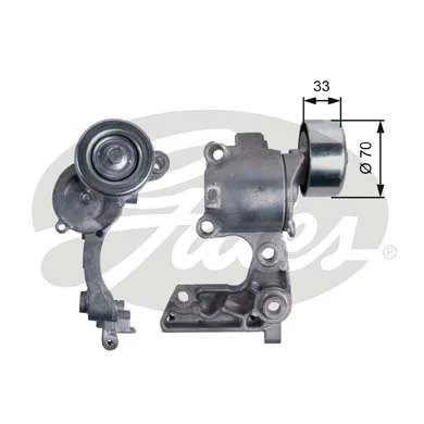 Belt Tensioner, V-ribbed belt (T38411)