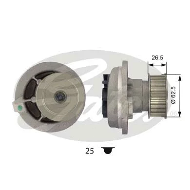 Water Pump, engine cooling (WP0035)