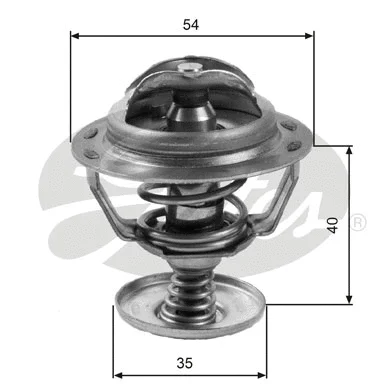 Thermostat, coolant (TH06082G1)