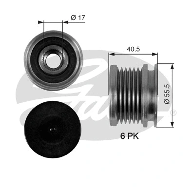 Alternator Freewheel Clutch (OAP7040)
