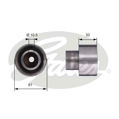 Deflection/Guide Pulley, timing belt (T42054)