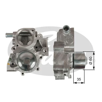 Water Pump, engine cooling (WP0109)