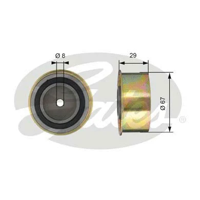 Deflection/Guide Pulley, timing belt (T42083)