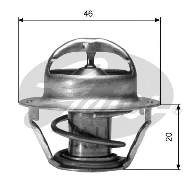 Thermostat, coolant (TH03091G1)