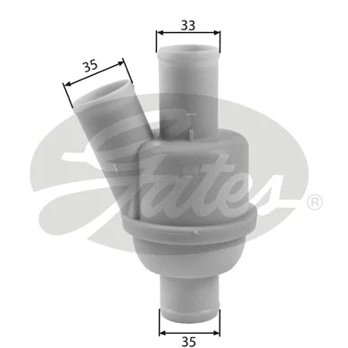 Thermostat, coolant (TH35882)