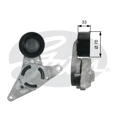 Belt Tensioner, V-ribbed belt (T39250)