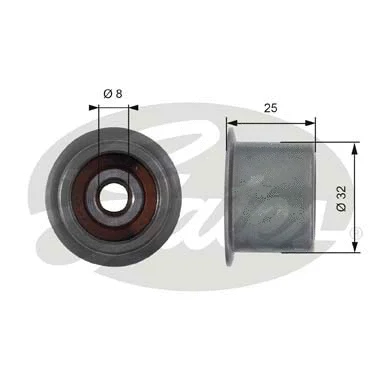 Deflection/Guide Pulley, timing belt (T42099)