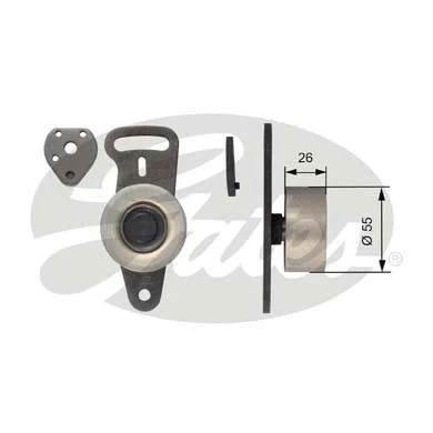 Tensioner Pulley, timing belt (T41161)