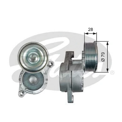 Belt Tensioner, V-ribbed belt (T39284)