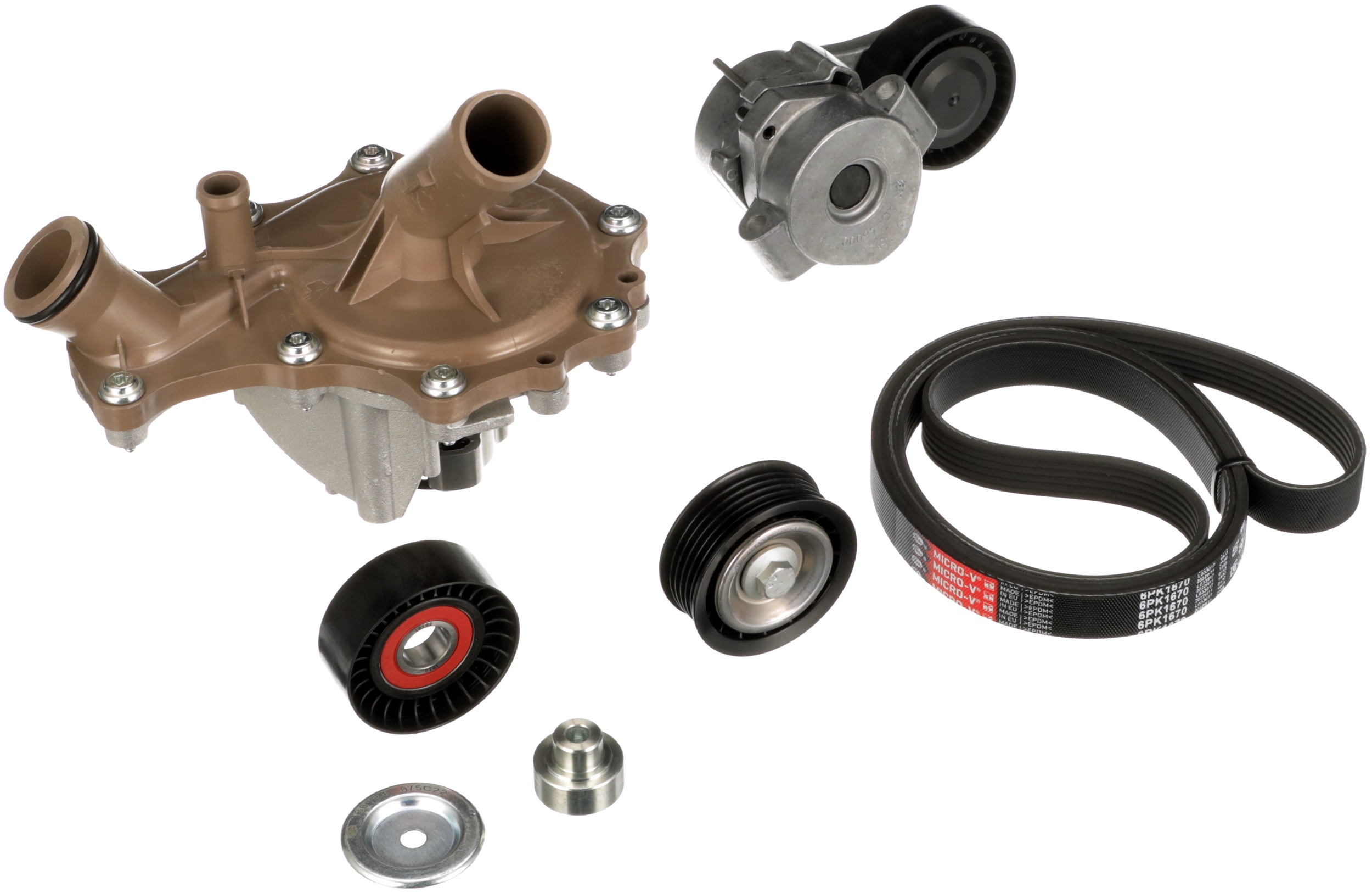 Water Pump + V-Ribbed Belt Kit (KP26PK1670)