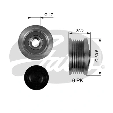 Alternator Freewheel Clutch (OAP7048)