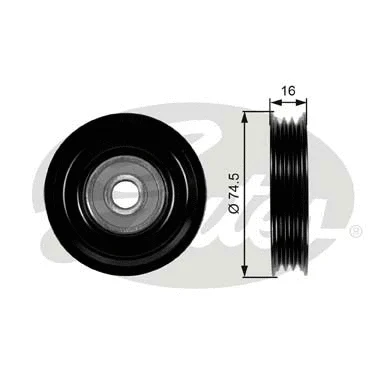 Tensioner Pulley, V-ribbed belt (T39028)