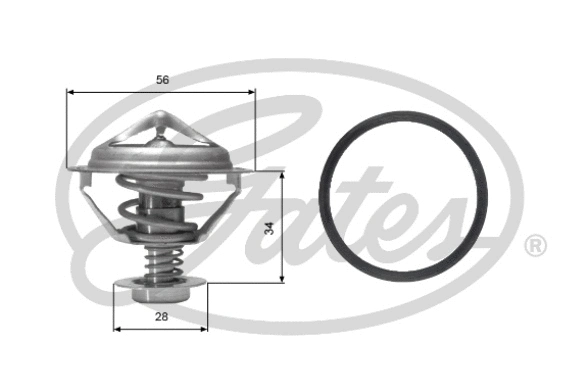 Thermostat, coolant (TH05682G1)