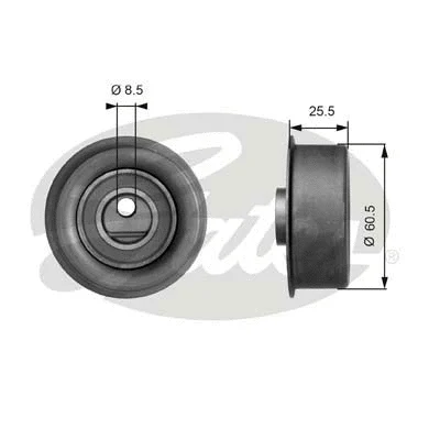 Tensioner Pulley, timing belt (T41058)