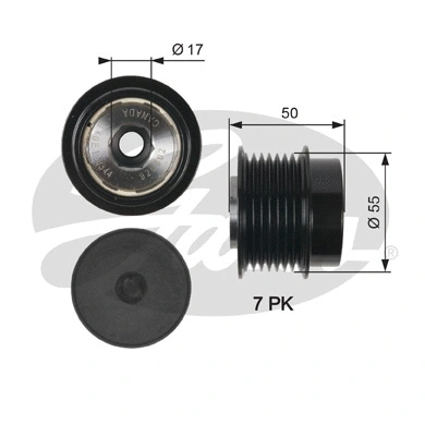 Alternator Freewheel Clutch (OAP7017)