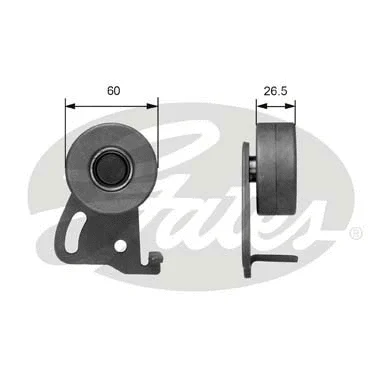 Tensioner Pulley, timing belt (T41088)