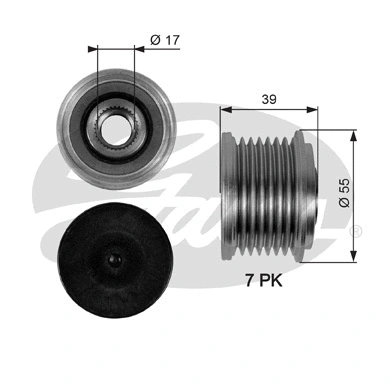Alternator Freewheel Clutch (OAP7065)