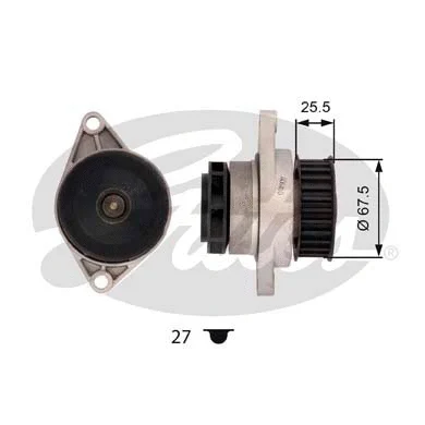 Water Pump, engine cooling (WP0017)