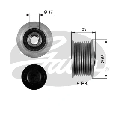 Alternator Freewheel Clutch (OAP7071)