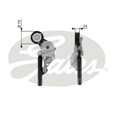 Belt Tensioner, V-ribbed belt (T38192)